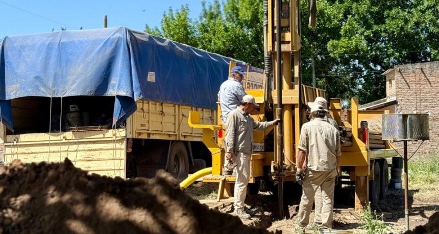 Santo Tomé: avanza una nueva perforación de agua potable en Villa Libertad