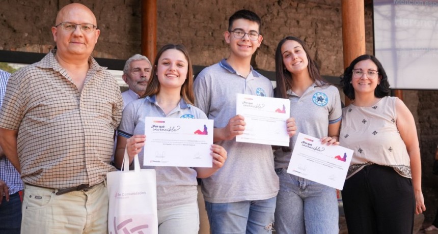 Semana Invencible: Provincia premió producciones de 16 escuelas en el concurso sobre el Brigadier López