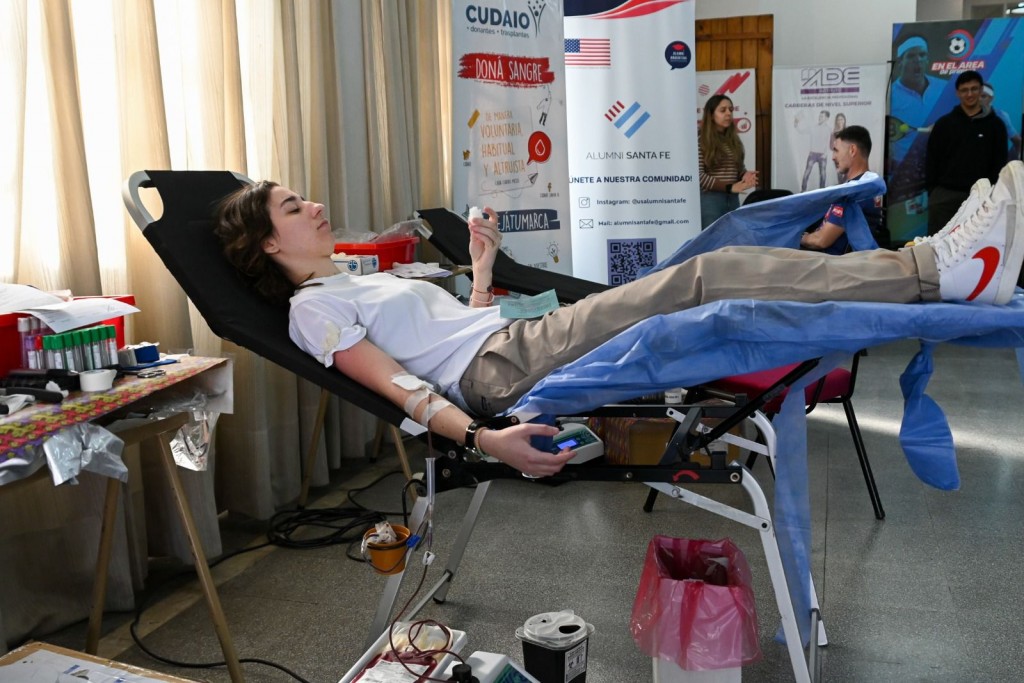 Salud: Santa Fe registró 6.330 donantes de sangre durante 2024