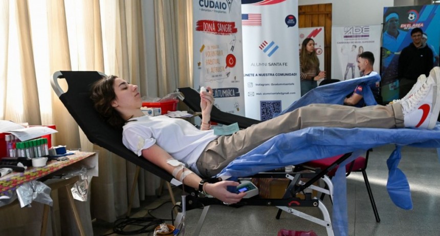 Salud: Santa Fe registr&oacute; 6.330 donantes de sangre durante 2024