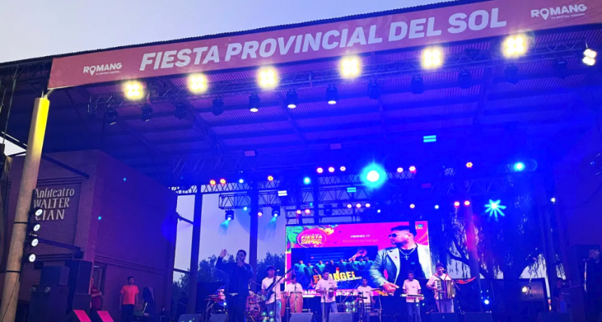 Con el show del Indio Rojas, Romang cerr&oacute; con &eacute;xito la "Fiesta del Sol"