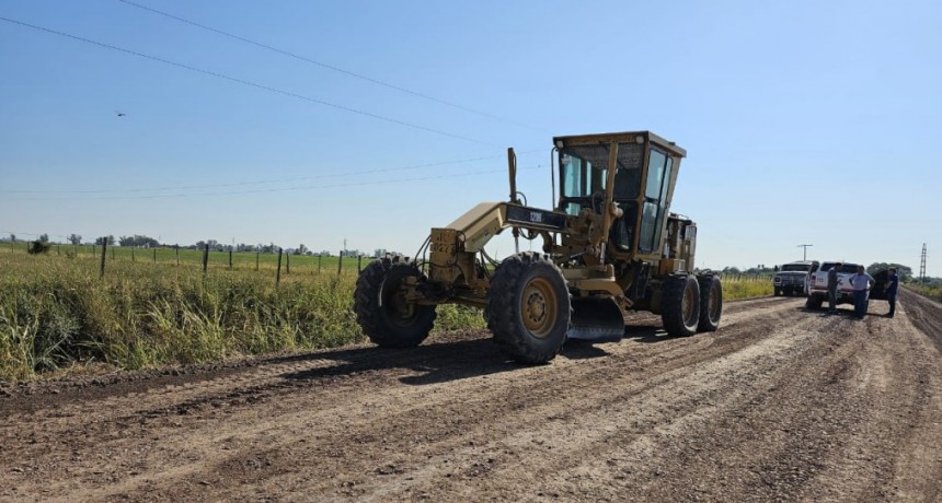 Silva: Borla supervis&oacute; las obras de mejorado en caminos rurales y calles vecinales