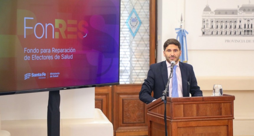 Pullaro: &ldquo;Esta herramienta nos permitir&aacute; ser muy r&aacute;pidos para reparar los edificios de la salud p&uacute;blica"