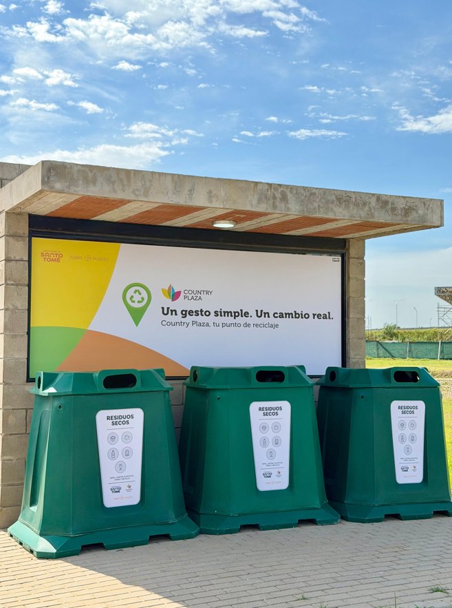 La Municipalidad de Santo Tomé inauguró un nuevo punto de reciclaje en la ciudad