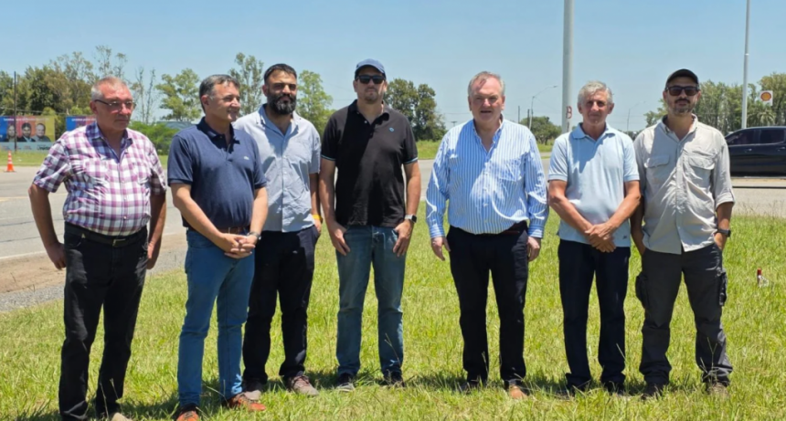 El Senador Michlig anunci&oacute; que comienza la construcci&oacute;n de la ROTONDA en el cruce de la RN 34 y RP 39 -Arruf&oacute;-