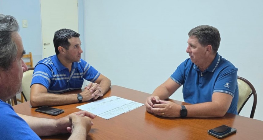 Pirola mantuvo reuniones de trabajo con presidentes comunales del departamento Las Colonias