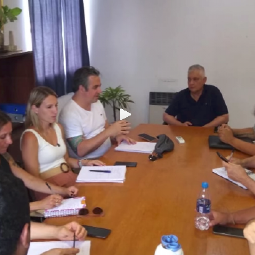 Sauce Viejo: Papaleo recibi&oacute; al ministro de Seguridad, Pablo Cococcioni