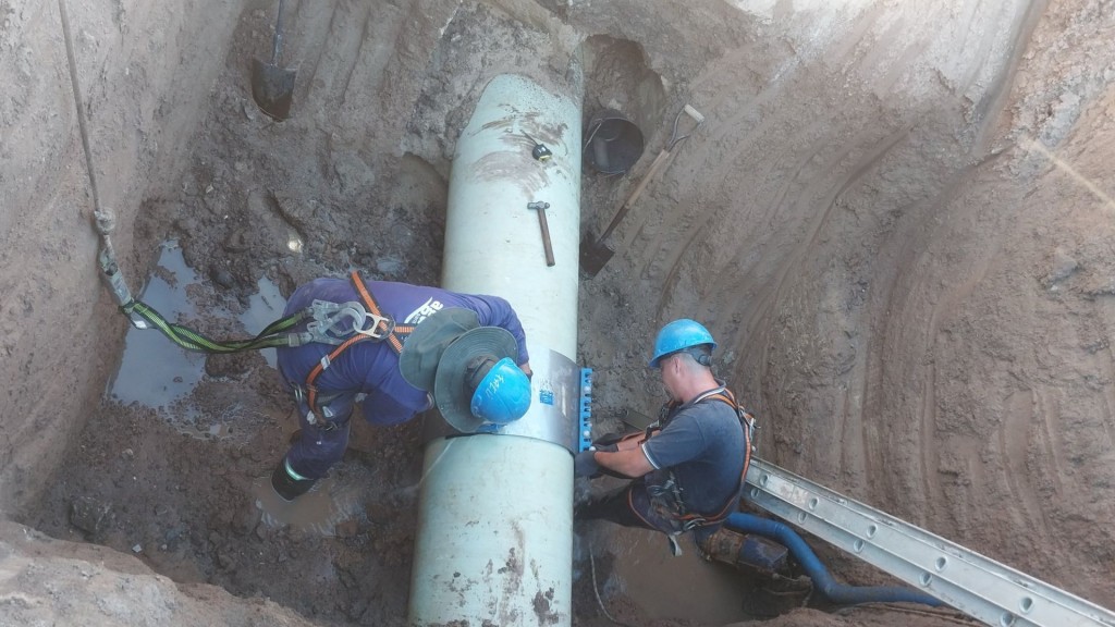 Aguas Santafesinas reparará el conducto que abastece de agua potable a Santo Tomé 