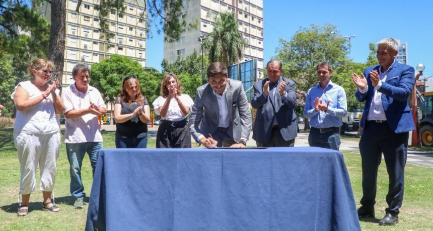 Acuerdo Capital: Provincia dio inicio a las obras de puesta en valor del cantero central de avenida Juan Jos&eacute; Paso