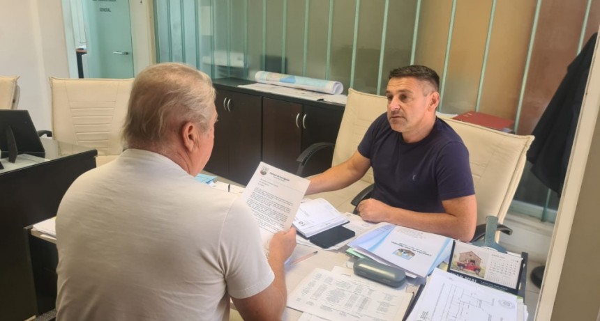 San Agust&iacute;n: Cristian Osta se reuni&oacute; con el subadministrador de Vialidad Provincial para avanzar en obras clave para el pueblo