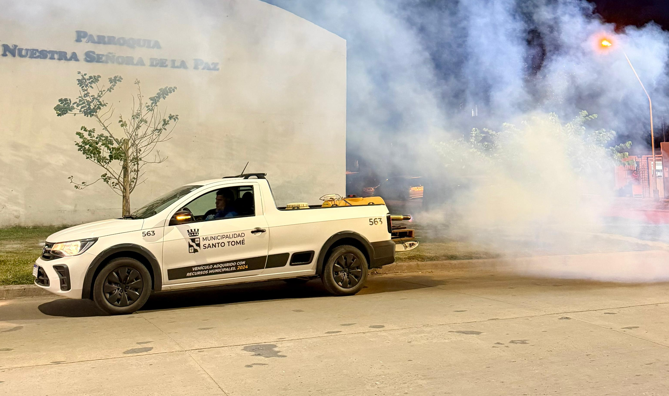 La Municipalidad de Santo Tomé continúa el Programa Municipal de Fumigación