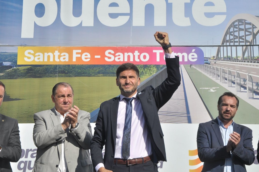 Pullaro: “Con honestidad, austeridad y eficiencia llegamos poner en marcha la obra del nuevo puente Santa Fe-Santo Tomé” 