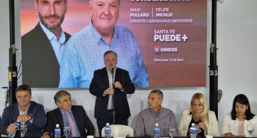 Presentaci&oacute;n de todos los candidatos departamentales de "Unidos para Cambiar Santa Fe" en la ciudad San Crist&oacute;bal