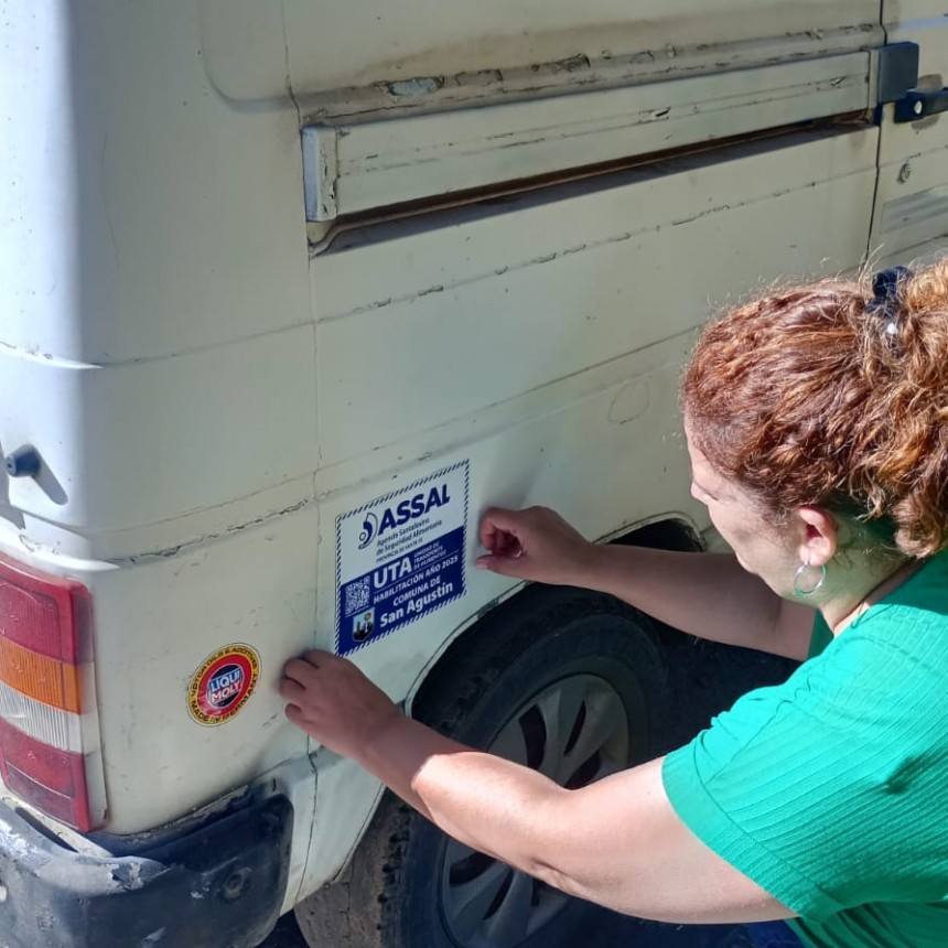 San Agustín optimiza controles: entrega gratuita de obleas a transportistas de alimentos