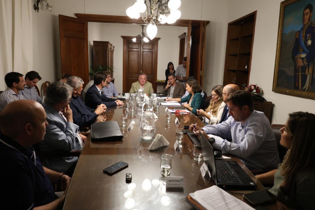 Senadores recibieron a intendentes por la nueva Ley Org&aacute;nica de Municipios