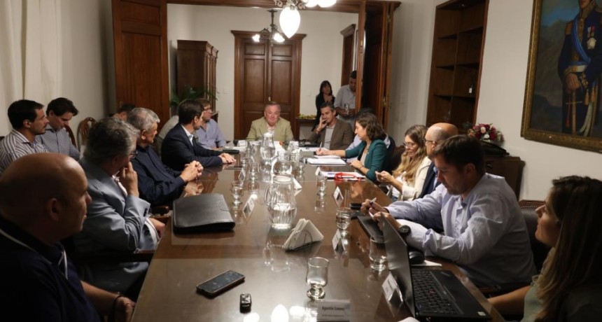 Senadores recibieron a intendentes por la nueva Ley Org&aacute;nica de Municipios