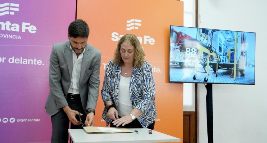 Pullaro impulsa una inversi&oacute;n de casi $ 10.000 millones para sumar 88 ambulancias y fortalecer el sistema de salud p&uacute;blica