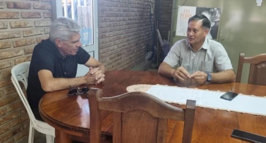 Baucero se reuni&oacute;n con el presidente comunal de La Brava?