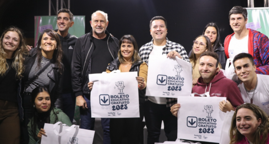 Perotti particip&oacute; en Santa Fe del Festival Joven del Boleto Educativo Gratuito