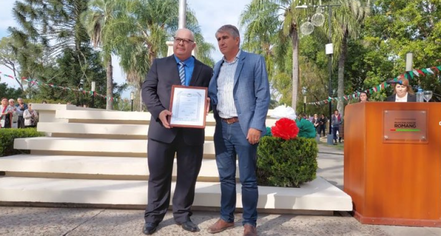 El diputado Fabi&aacute;n Bastia particip&oacute; del aniversario de Romang