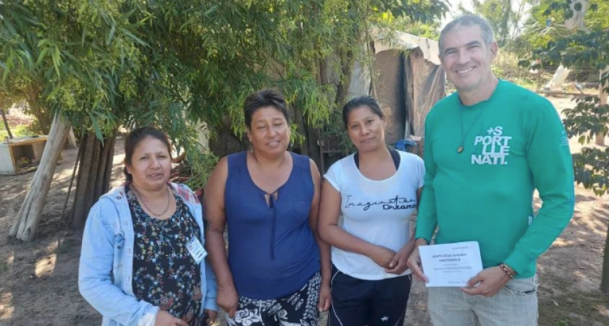 Kaufmann asisti&oacute; a la comunidad de Colonia San Joaqu&iacute;n