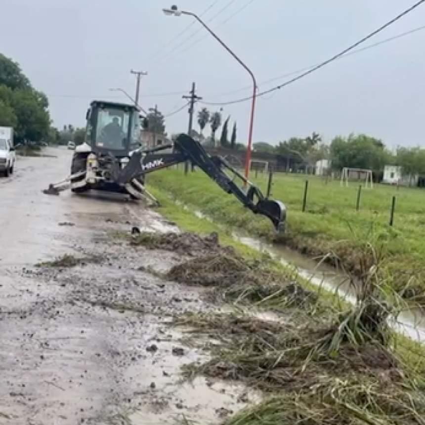Sauce Viejo: trabajos de mantenimiento y reclamos por lluvias
