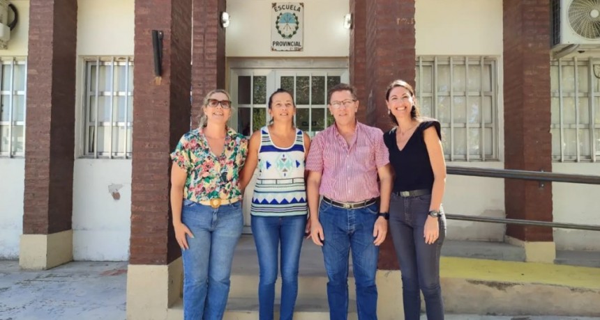 Borla gestion&oacute; convenios para mejoras en infraestructura para establecimientos educativos del departamento San Justo