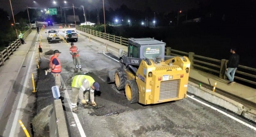 Vialidad Nacional finaliz&oacute; los arreglos en las rampas del puente Bailey sobre el Carretero