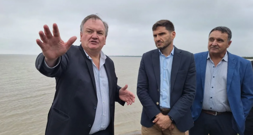 Pullaro y Michlig presentaron el proyecto de puesta en valor de Laguna La Verde