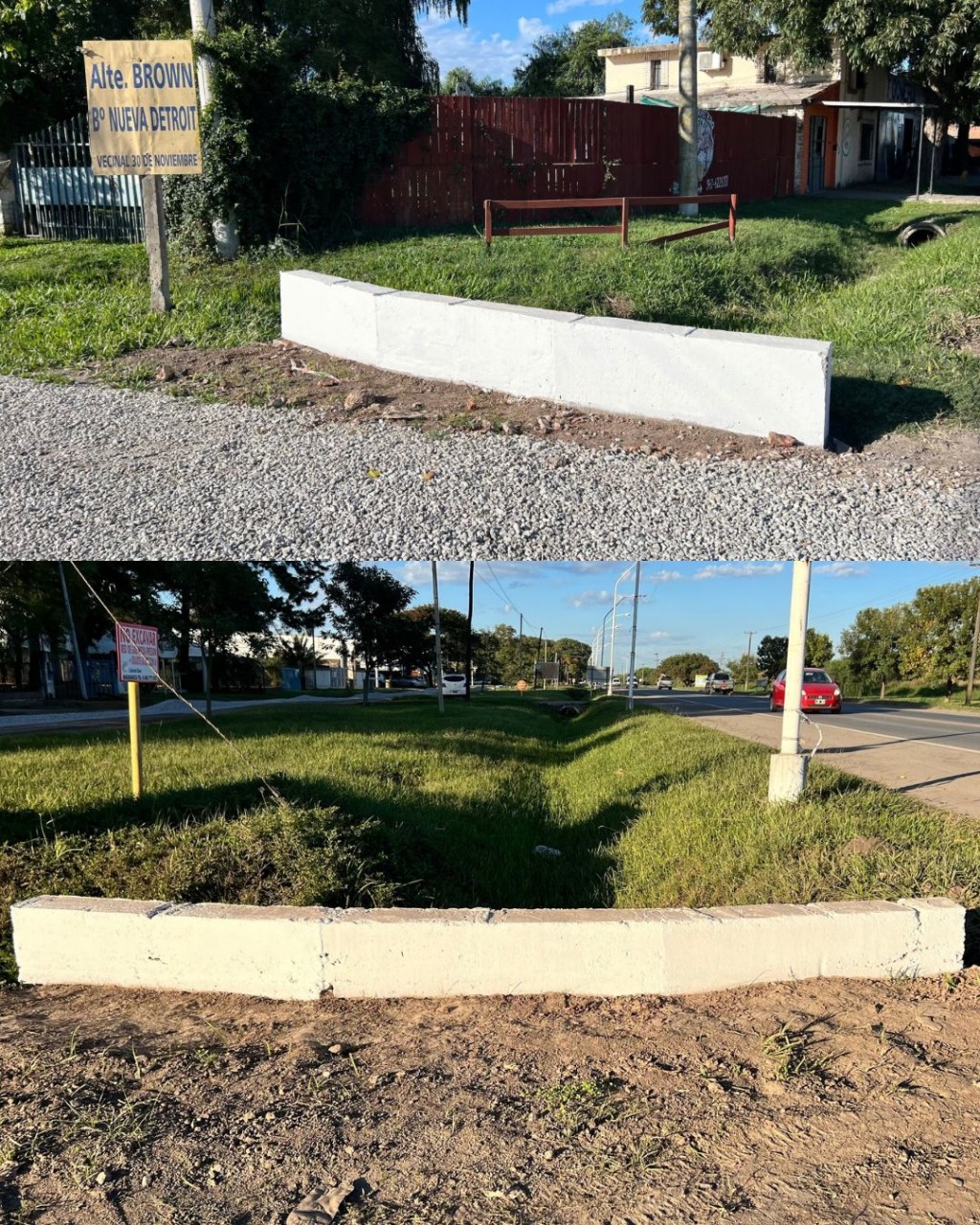 Sauce Viejo: avanzan las obras de accesos en los barrios Jorge Newbery y Nueva Detroit