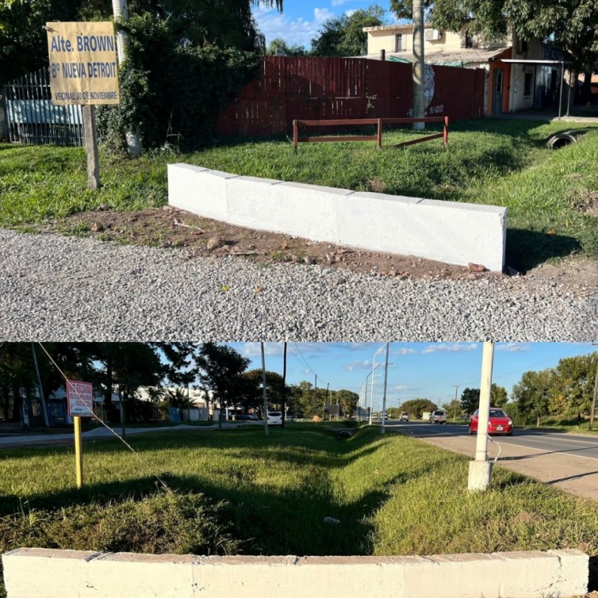 Sauce Viejo: avanzan las obras de accesos en los barrios Jorge Newbery y Nueva Detroit