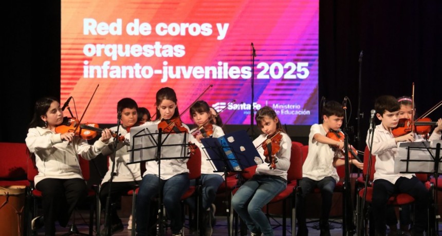 Provincia dio inicio al concierto de apertura 2025 de la Red Provincial de Coros y Orquestas