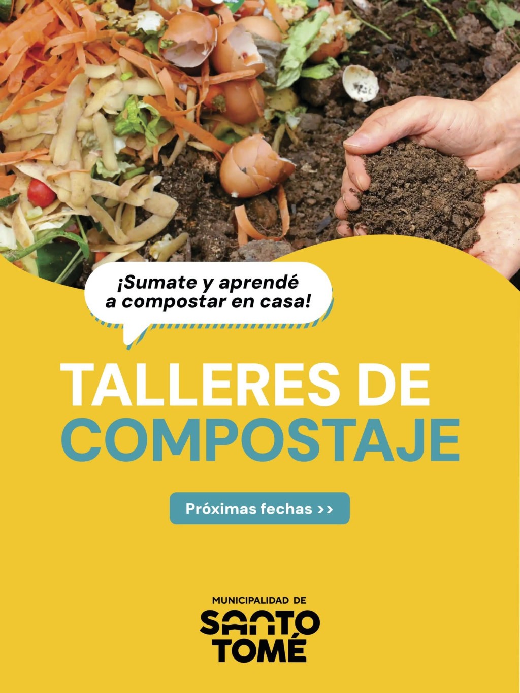 Santo Tom&eacute;: la Municipalidad invita a participar de los talleres de compostaje
