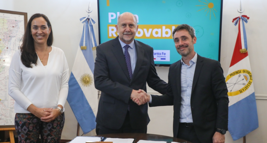 Plan Renovable 2: Perotti firm&oacute; un convenio para incorporar energ&iacute;as renovables en empresas, industrias y usuarios particulares
