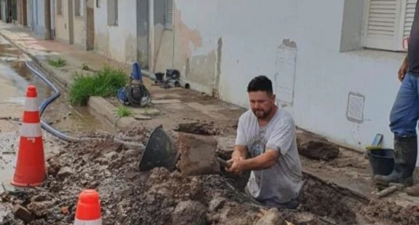 Santo Tom&eacute;: contin&uacute;an las mejoras de la red de agua potable