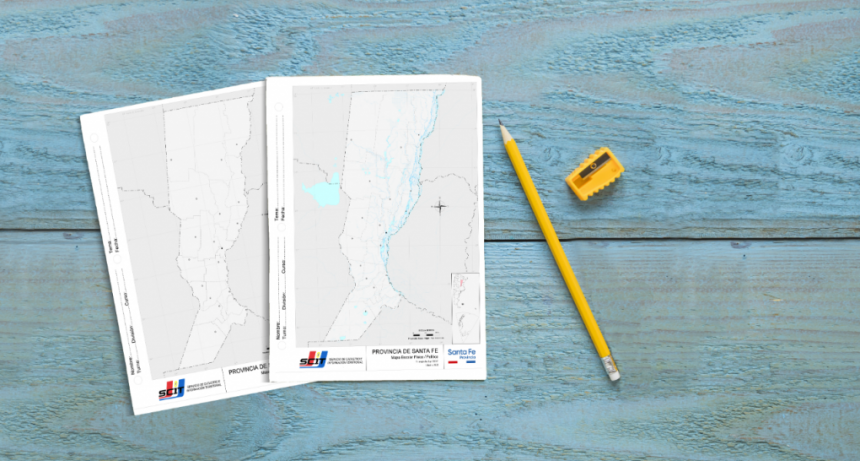 Se pueden descargar gratuitamente mapas escolares de la provincia de Santa Fe