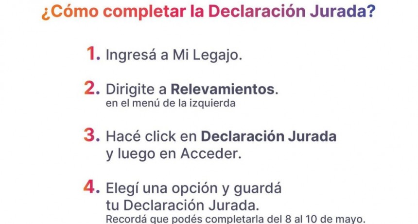C&oacute;mo se carga la Declaraci&oacute;n Jurada de Prestaci&oacute;n de Servicios