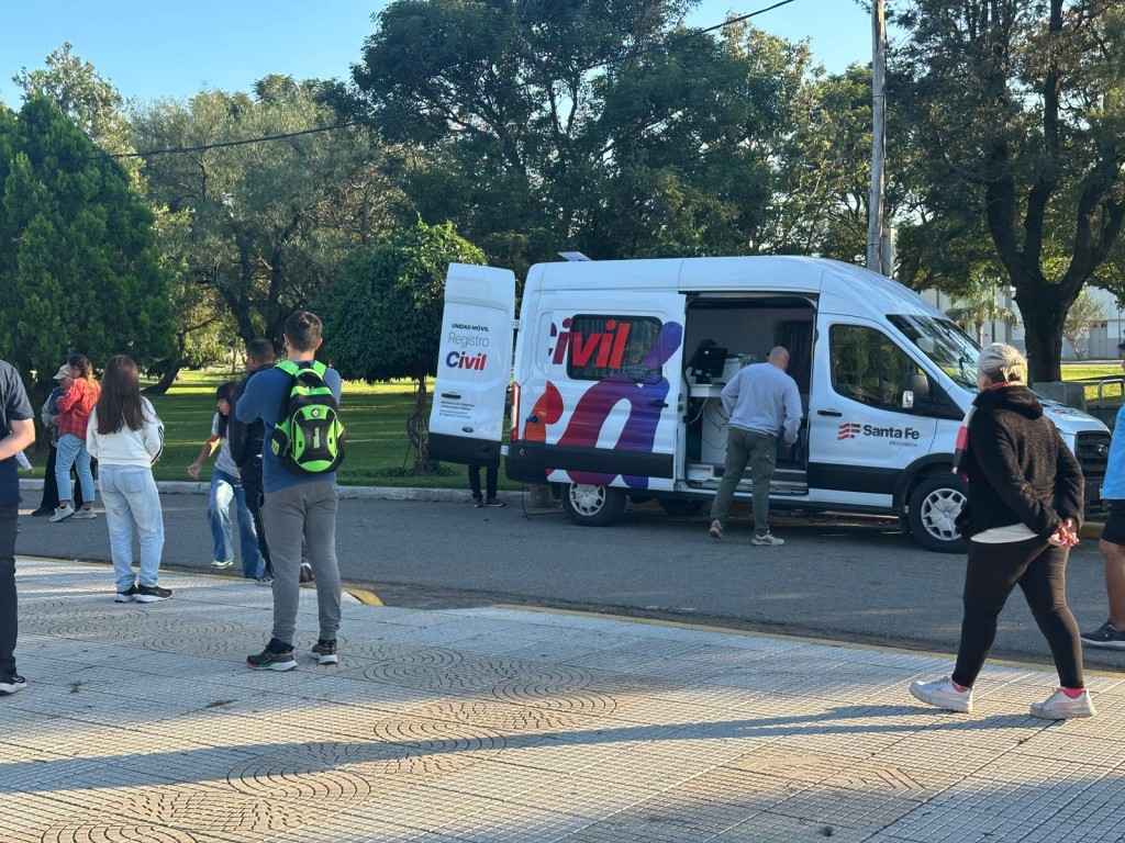 El Registro Civil Móvil estuvo presente en San Agustín