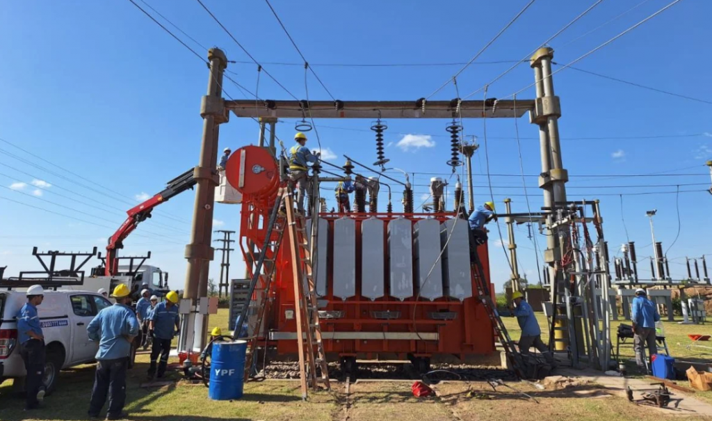 La EPE repotenció la estación transformadora de Ceres en beneficio de 60.000 usuarios