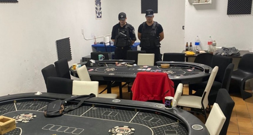 La Polic&iacute;a santafesina clausur&oacute; un casino ilegal y arrest&oacute; a 10 personas en Rosario