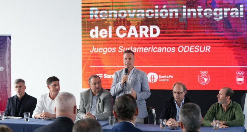 Juegos Suramericanos 2026: cinco ofertas para las obras de renovaci&oacute;n del CARD en Santa Fe