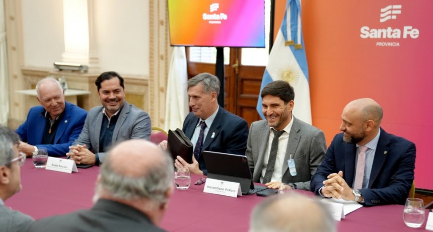 Pullaro recibi&oacute; al nuevo presidente de la Uni&oacute;n Industrial Argentina