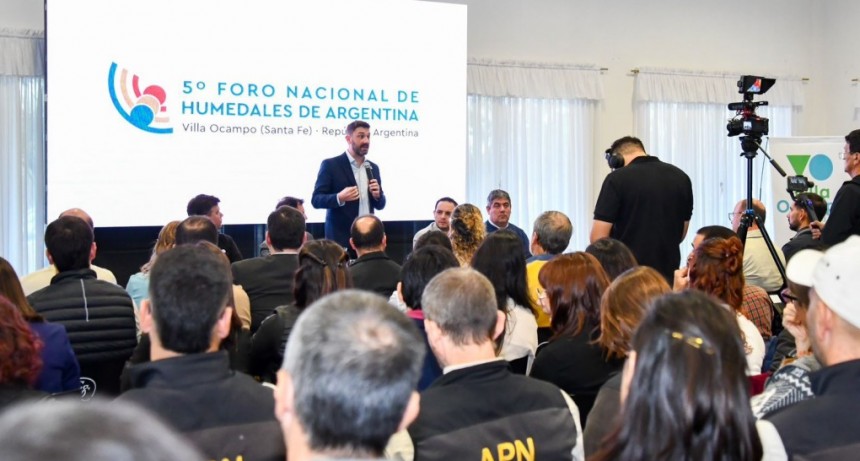 Con una convocatoria federal, la provincia de Santa Fe fue epicentro del 5&deg; Foro Nacional de Humedales