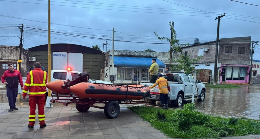 Provincia asiste a las personas afectadas por el temporal en Vera y localidades del norte santafesino