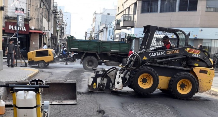 La Municipalidad de Santa Fe licitó la reparación de 3.000 m2 de carpeta asfáltica para distintos puntos de la ciudad