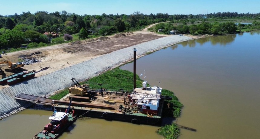 Una obra h&iacute;drica clave en Santa Fe: el Gobierno Provincial encara la &uacute;ltima etapa del Terrapl&eacute;n Garello