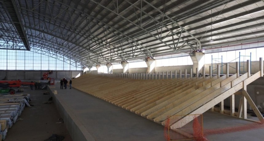 Provincia comenz&oacute; el montaje de la pista de madera del nuevo vel&oacute;dromo de Rafaela que albergar&aacute; los Juegos Suramericanos 