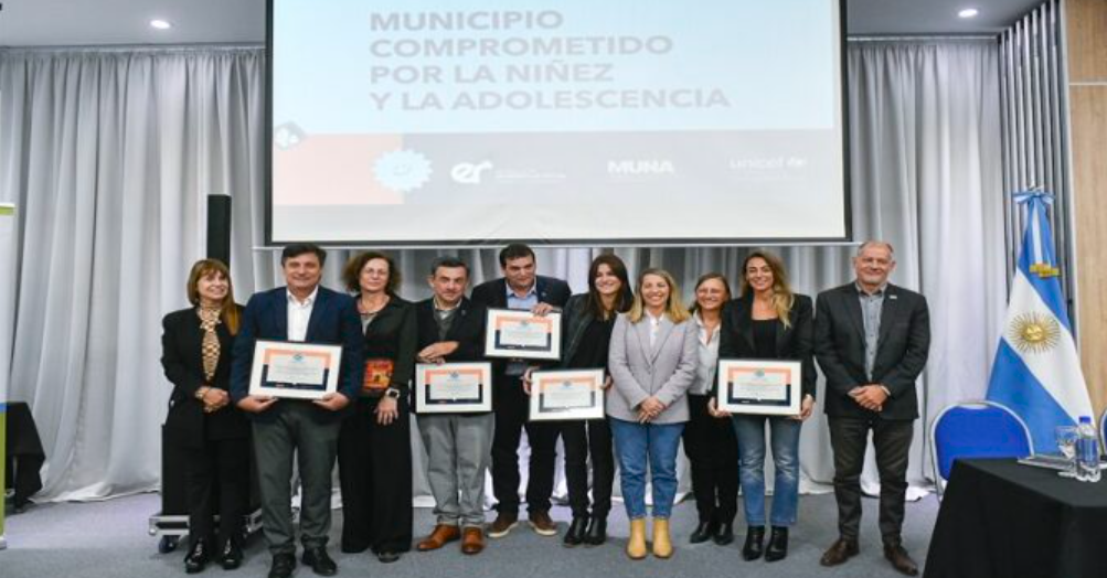 Entre Ríos y UNICEF reconocieron a municipios comprometidos con la niñez y la adolescencia