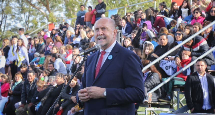 Perotti presidi&oacute; el acto por el 177&deg; aniversario de la batalla de Punta Quebracho