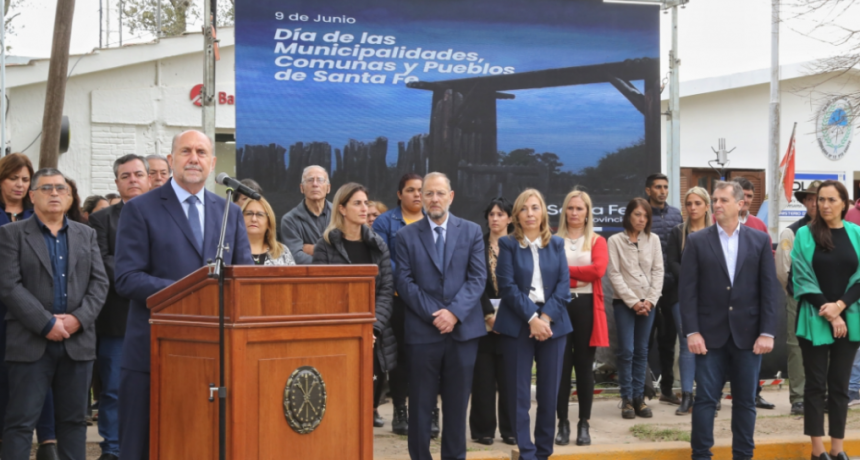 Perotti presidi&oacute; el acto por el 496&deg; aniversario del primer asentamiento espa&ntilde;ol en territorio argentino, &ldquo;Fuerte Sancti Spiritu"